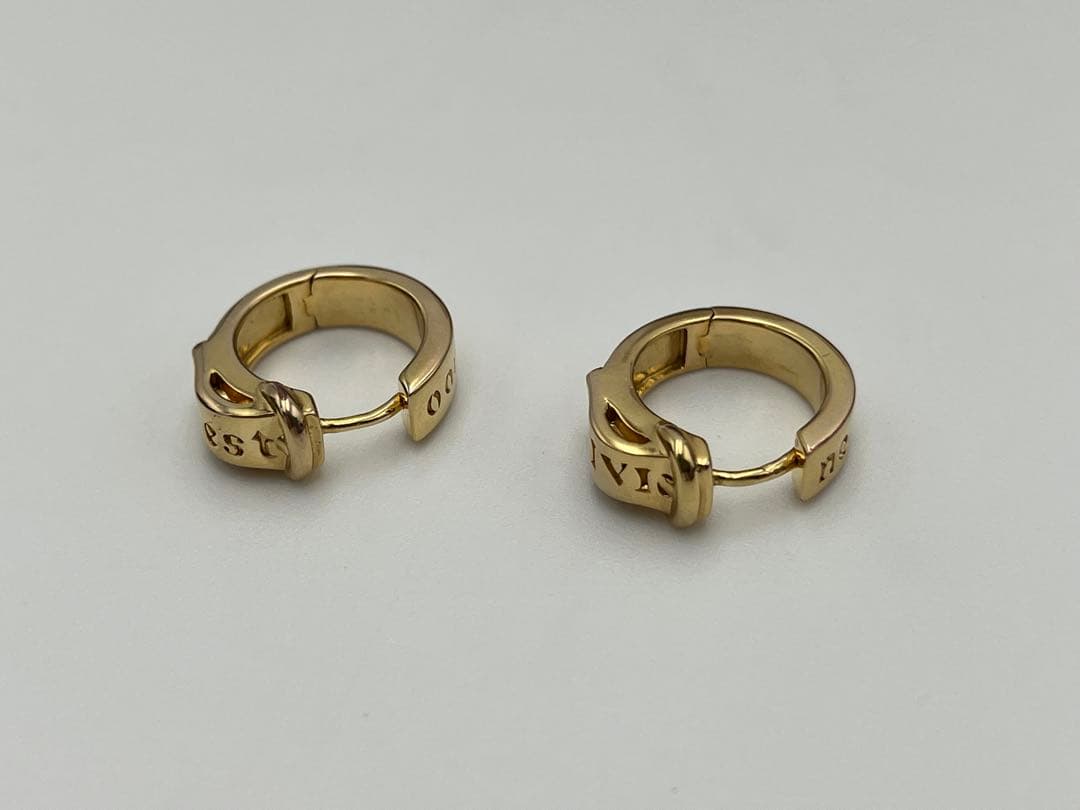 ヴィヴィアン ゴールド フープピアス