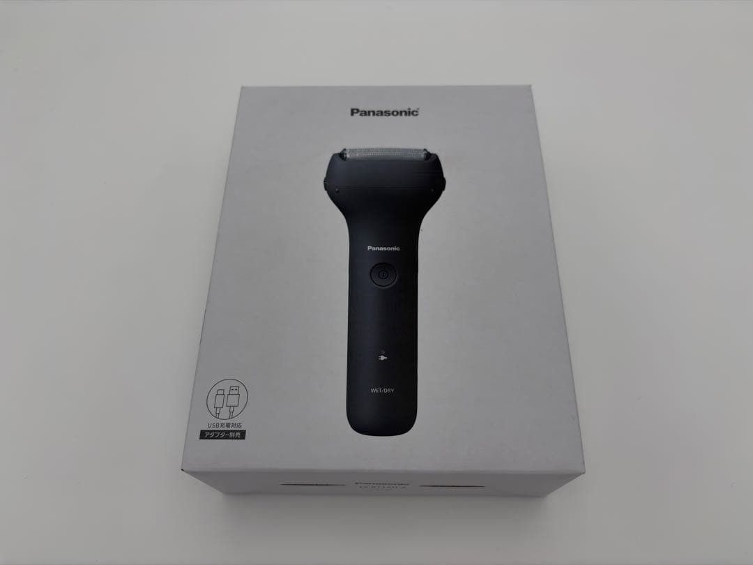 【新品】パナソニック メンズ電気シェーバー USB充電式 ES-RT1AU-A