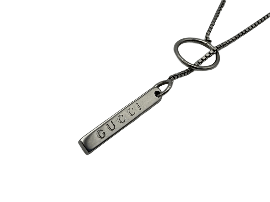 GUCCI グッチ ラリエット ネックレス K18WG