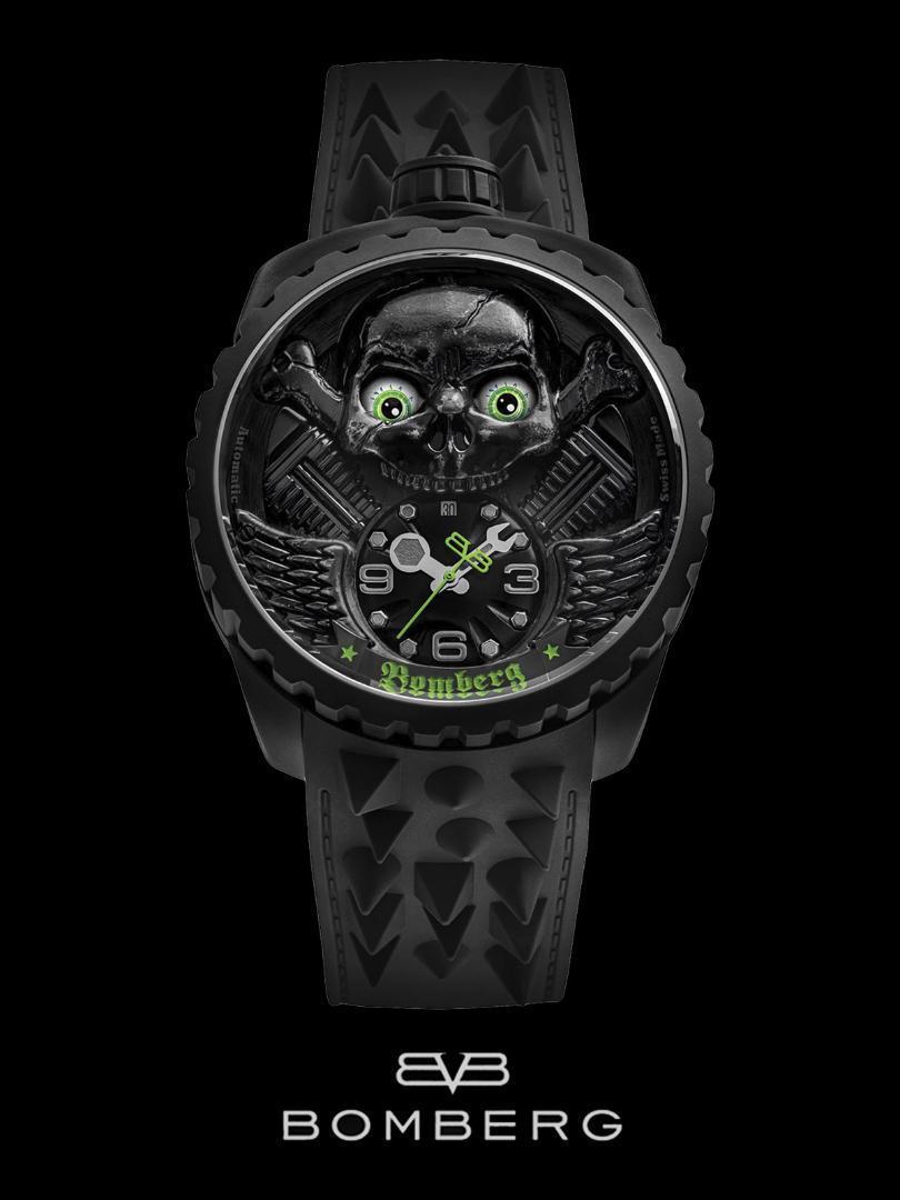 【超希少】ボンバーグ BOLT-68 スカルライダー ブラックハート