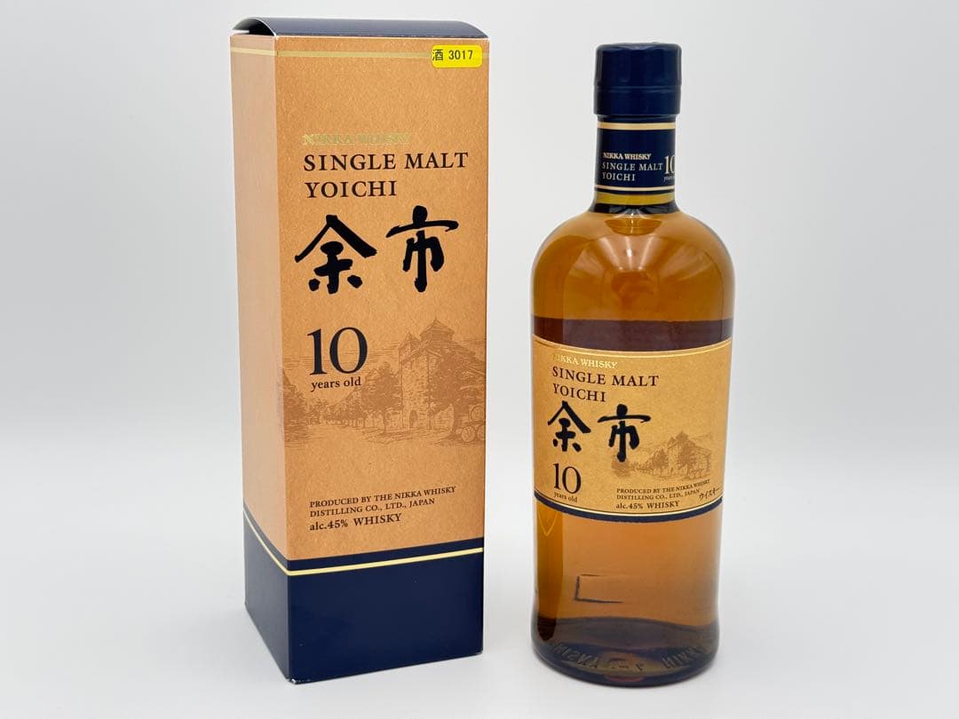 【未開栓】ウイスキー ニッカ シングルモルト 余市10年 700ml